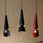 Vintage perforated metal suspensions
