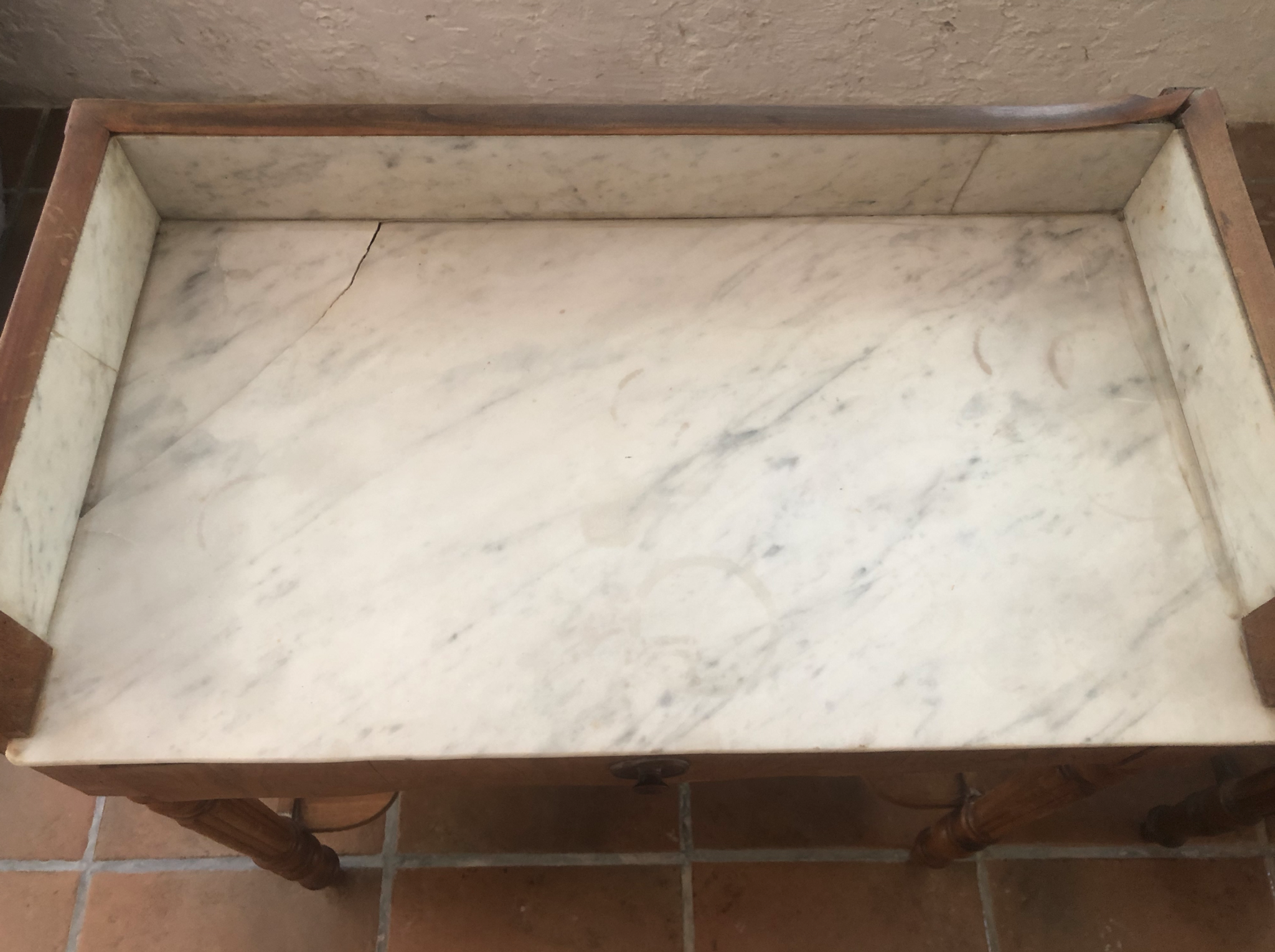 Pair of toilet tables