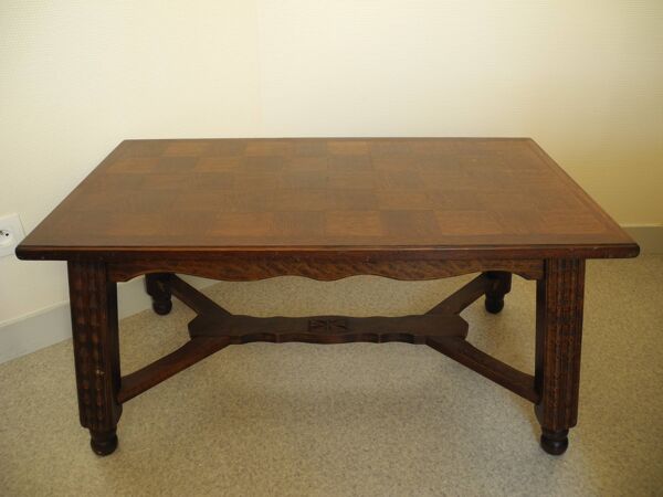 table basse salon bois déco vintage rustique champêtre