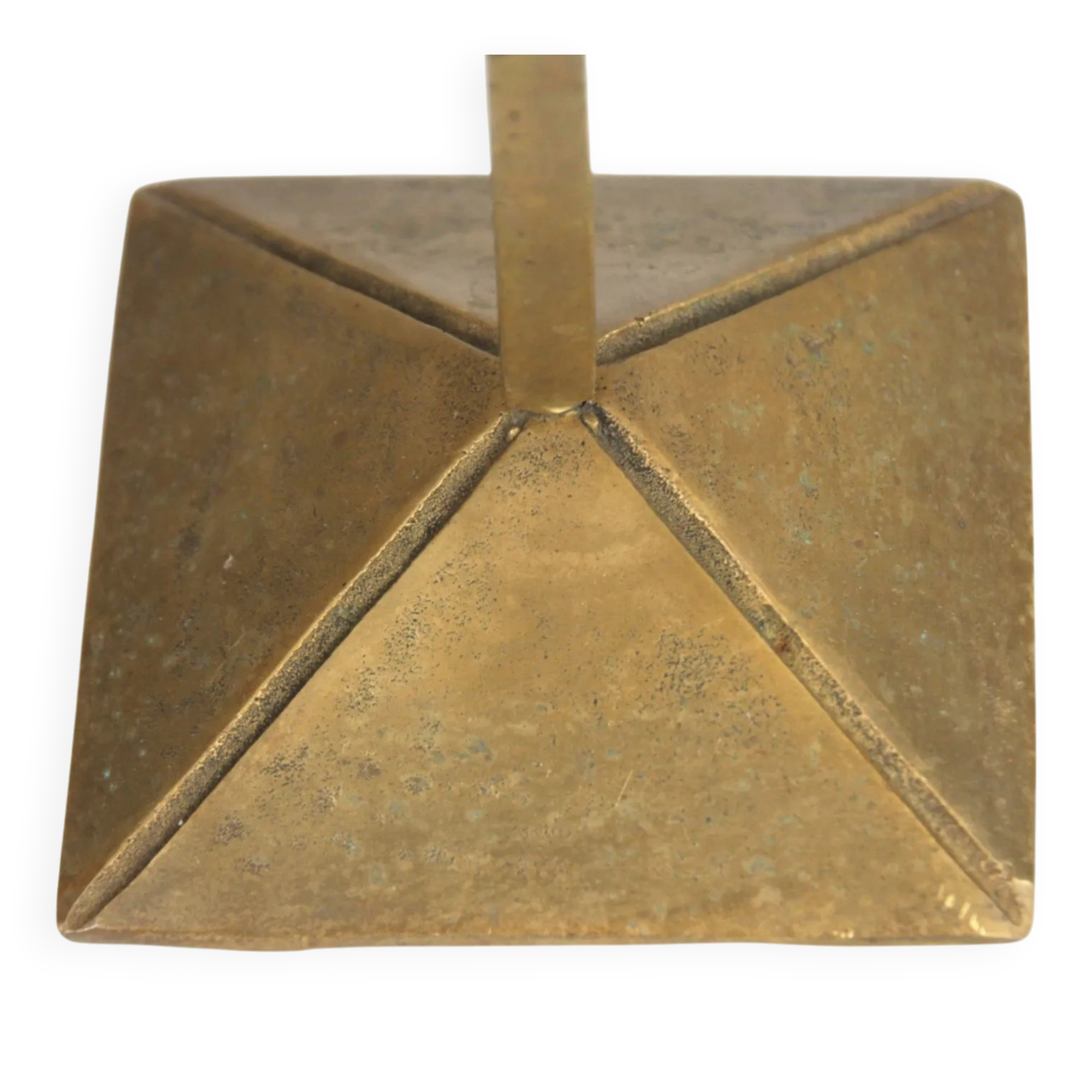 Brass Candlestick — Art Deco / Modernist Style, Belgium, circa 1920s–1940s