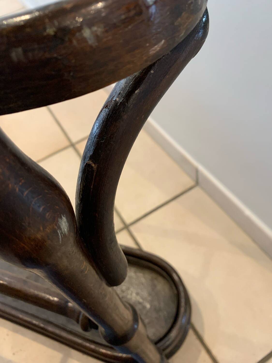 Wooden umbrella stand Fischel