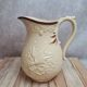 Old Pichet KG Lunéville No. 1 in ironstone, relief bird decoration, vintage