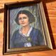 Pastel portrait painting