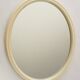 Oval Tiger mirror 1980 in ecru
