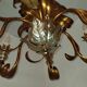 Large Holywood Regency chandelier with 6 light arms from the 60s/70s