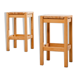 Pair of stools Ilmari Tapiovaara Laukaan Puu 1960