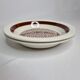 Pair of vintage hollow plates design of the faience factory of Gien