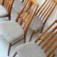 Six Vintage Wooden Dining Chairs Danish From Koefoed Hornslet