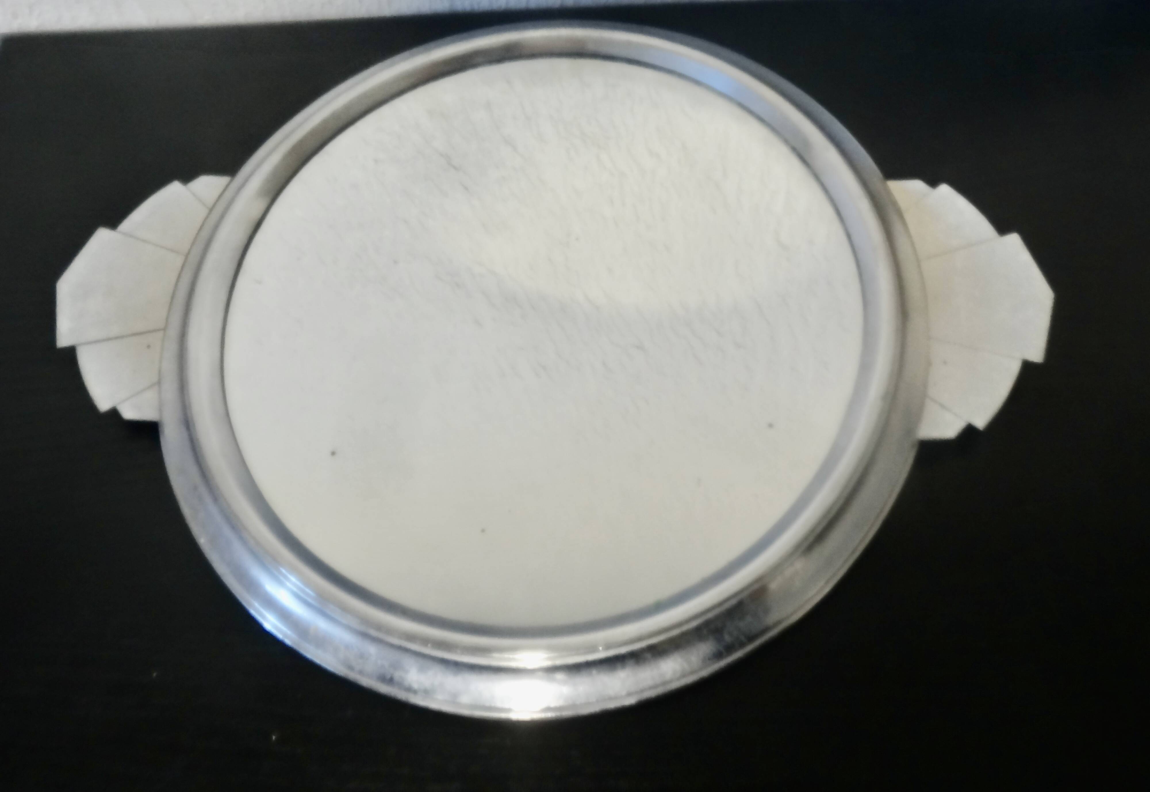 art deco mirror tray