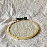 Oval medallion mirror 1960