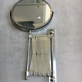 Round and articulated vintage mirror    38x33cm