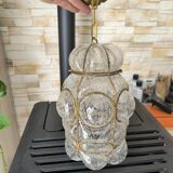 Pair of Venetian Lanterns in Blown Murano Glass