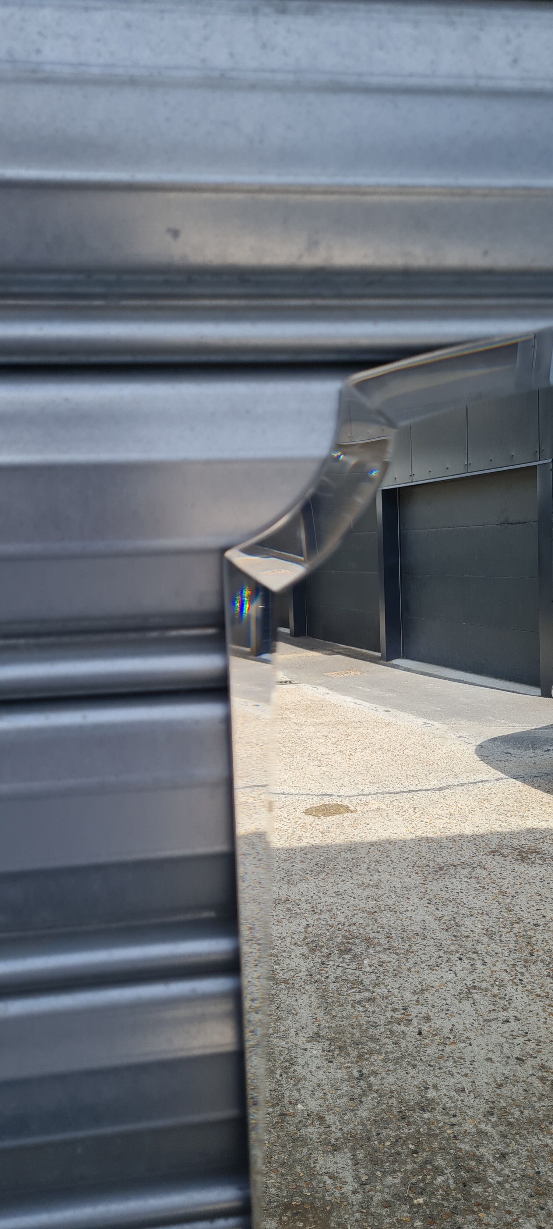 Art deco beveled mirror 42x142cm