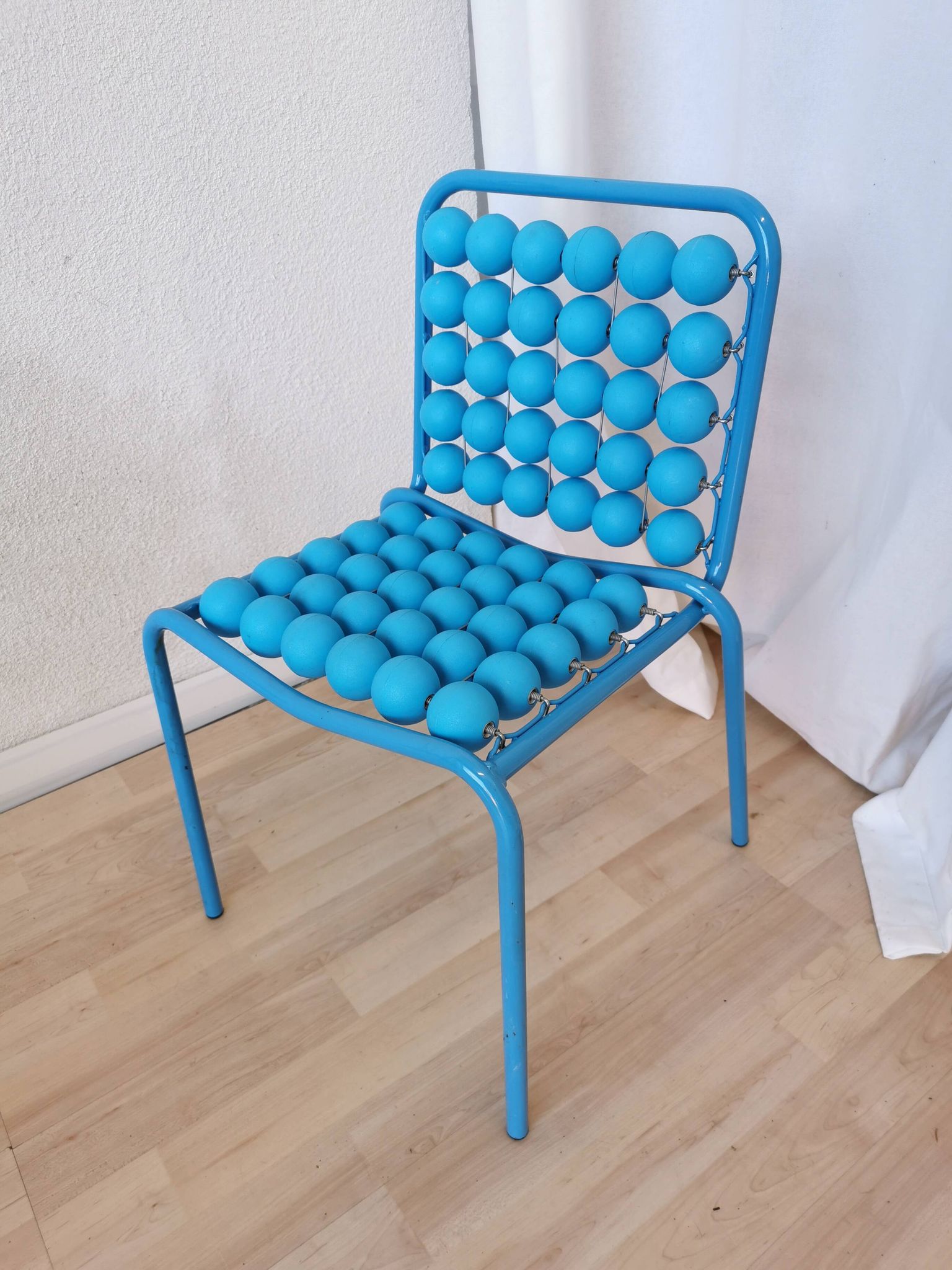 Set of 5 Vintage Pop Art Kids Chairs: SLOG Croatia 1980s