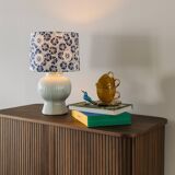 Royal Delft blue and white ceramic table lamp, handmade in the Netherlands, made to order.