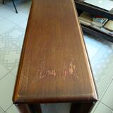 English mahogany folding gateleg table