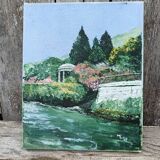 Lake Como painting