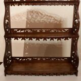 Openwork wall shelf walnut nineteenth