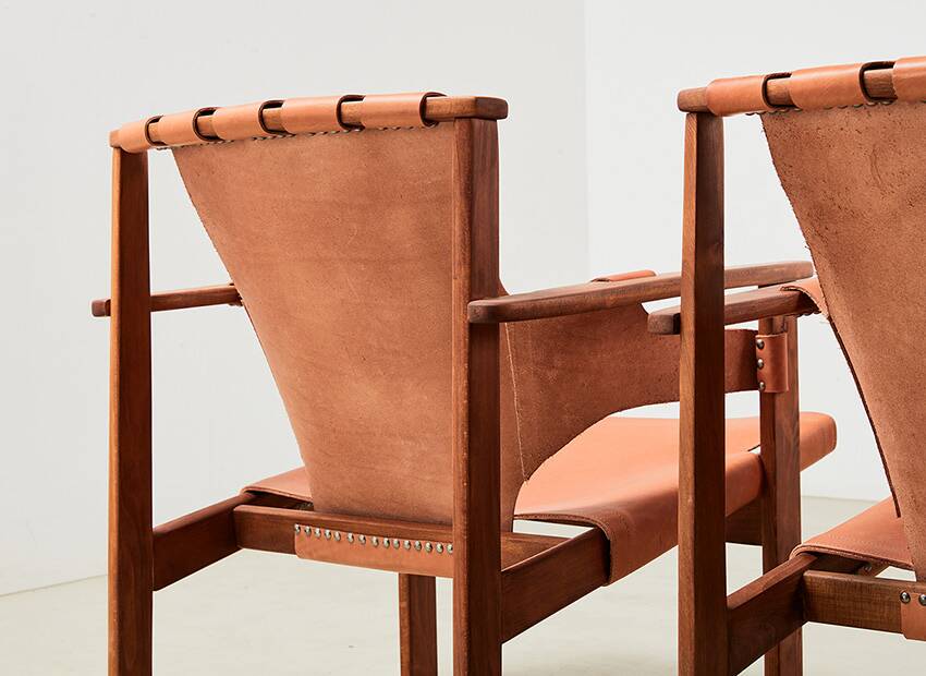 Carl-Axel Acking Pair of Trienna Lounge Chairs for Nordiska Kompaniet 1957
