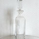 Whisky decanter with flat cap