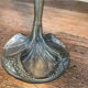 Lamp signed Georges Leleu era Art Nouveau Tiffany hat