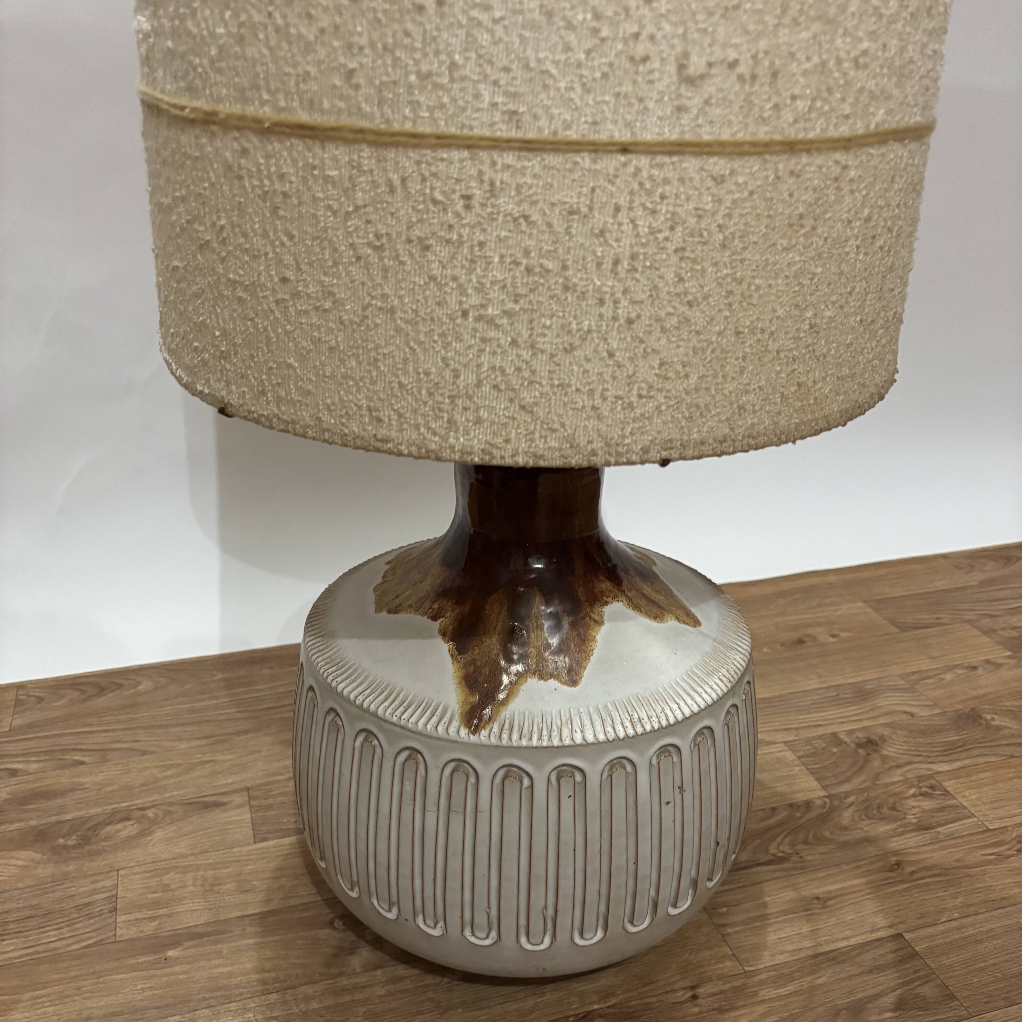 70s ceramic floor lamp