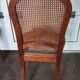 Set of six louis xvi style caned chairs