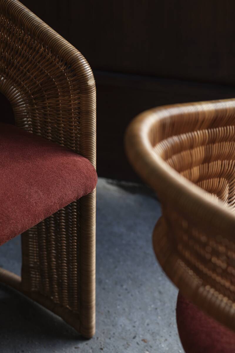 Set of 4 dining chairs by Luit van der Helm, Dutch design, 1980s