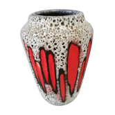 Vase ceramic glazed pottery vintage