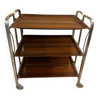 Chariot vintage pliable de 1960 - 3 étagères