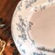 Rectangular plate in semi-porcelain