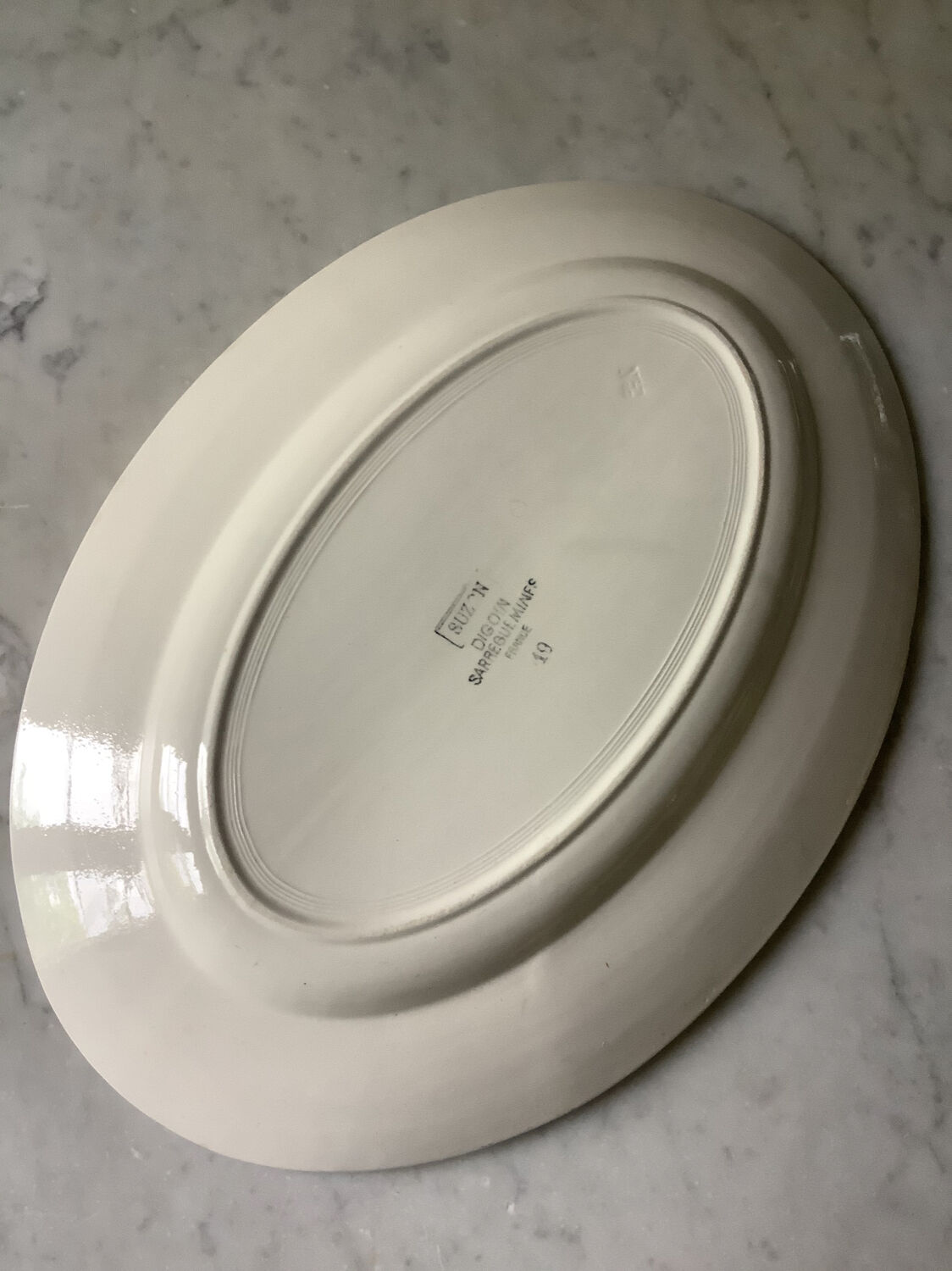 Flat oval sarguemines suzon