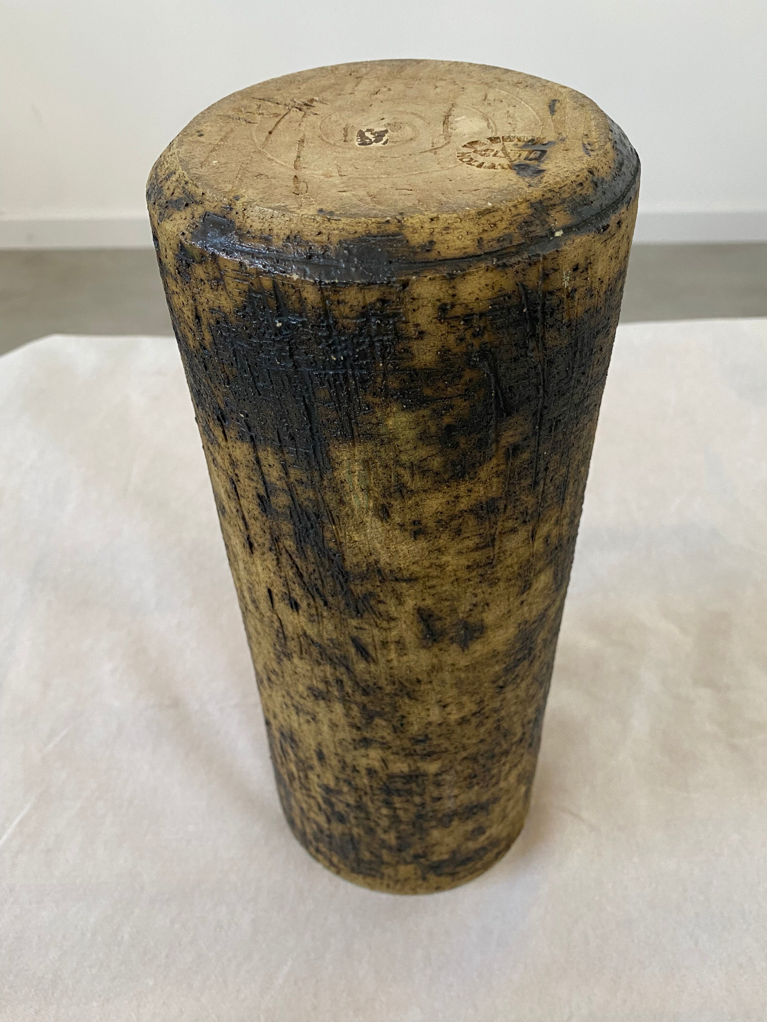 Old ceramic vase 1960 Scandinavian Holland design Pieter Groeneveldt