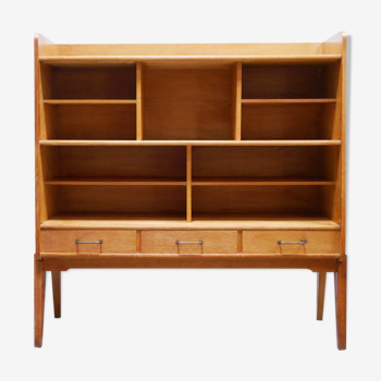 Vintage wooden sideboard library