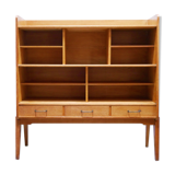 Vintage wooden sideboard library