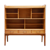 Bibliothèque buffet vintage en bois