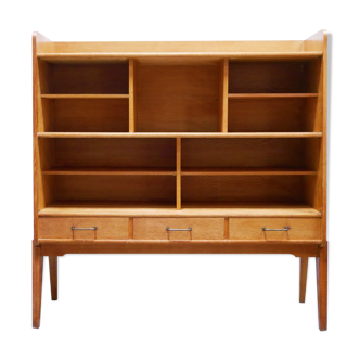 Vintage wooden sideboard library