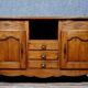 Louis XV period sideboard in solid cherry wood circa 1800