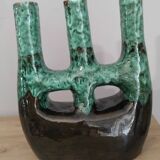 Candle holder from Tamegroute Morocco Marrakech vintage ceramic design