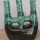 Candle holder from Tamegroute Morocco Marrakech vintage ceramic design