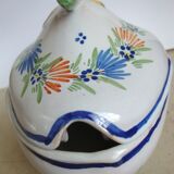 Ceramic mustard pot from Quimper Henriot