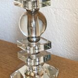 Art Deco crystal table lamp attributed to Adnet for Baccarat - 1940