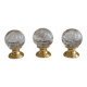 3 glass handles