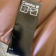 LC4 brown leather by Le Corbusier, Jeanneret & Perriand, Cassina, 1980