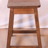Old Burmese teak workshop stool