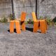 Set of 6 Danish design chairs by Kibisi