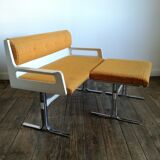 Vintage waiting room bench - 1970