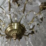 Grapevine chandelier with 10 arms of light