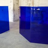 Two vintage Klein blue consoles 1988