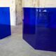 Deux consoles bleu klein vintage 1988